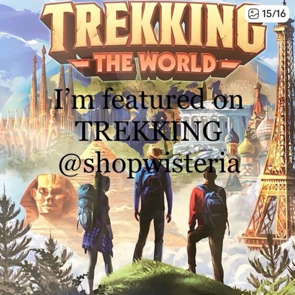 I’M FEATURED! Come join the fun
Share Game Trekking the World @shopwisteria - Picture 3 of 14